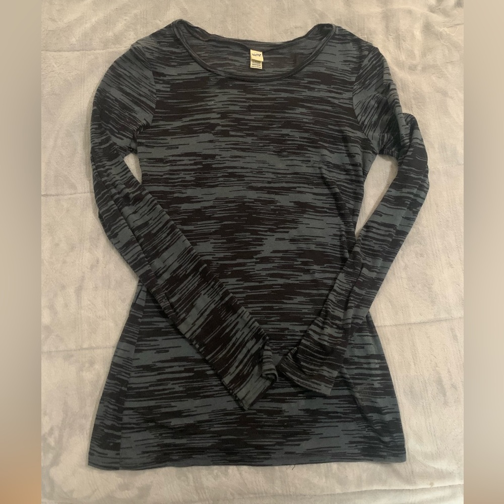 Very sheer long sleeve top.